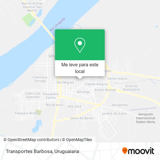 Transportes Barbosa mapa