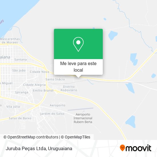 Juruba Peças Ltda mapa