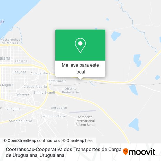 Cootranscau-Cooperativa dos Transportes de Carga de Uruguaiana mapa