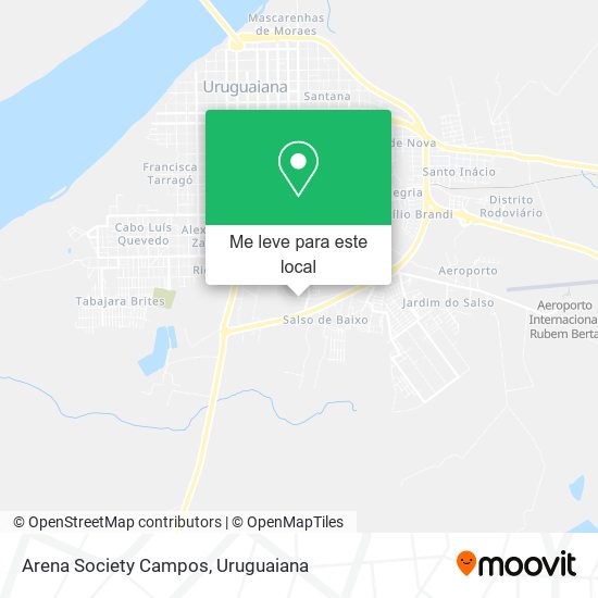 Arena Society Campos mapa