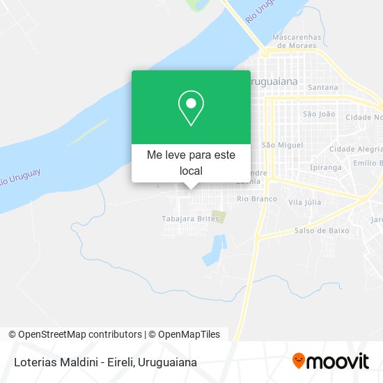 Loterias Maldini - Eireli mapa