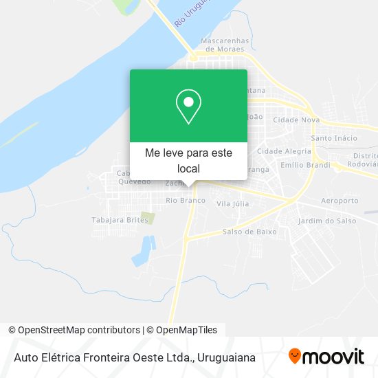 Auto Elétrica Fronteira Oeste Ltda. mapa