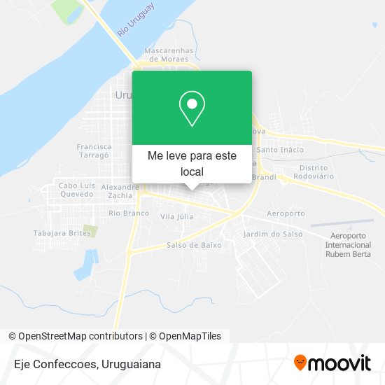 Eje Confeccoes mapa