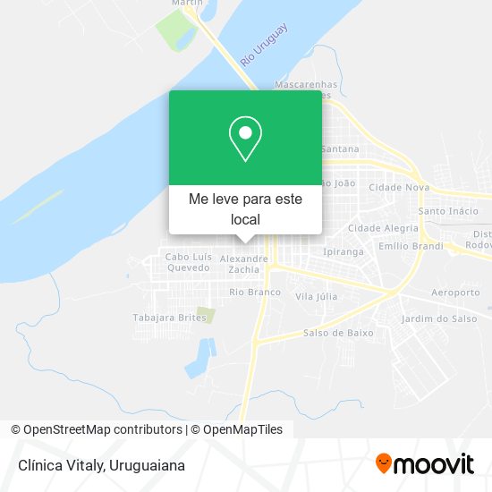 Clínica Vitaly mapa