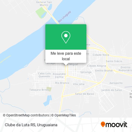 Clube da Luta RS mapa