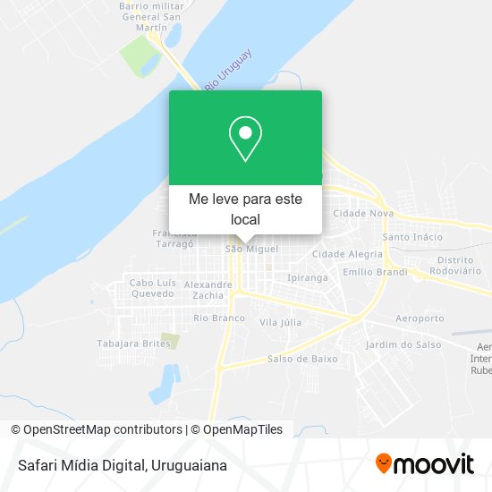 Safari Mídia Digital mapa