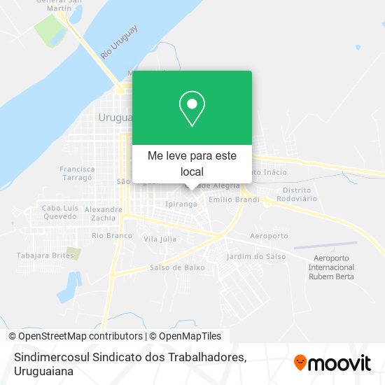 Sindimercosul Sindicato dos Trabalhadores mapa