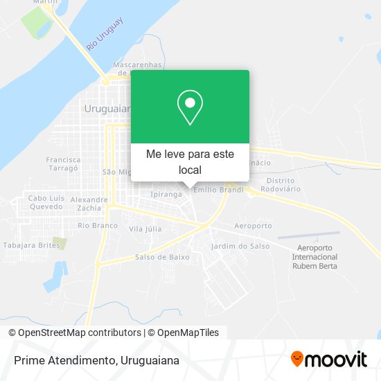 Prime Atendimento mapa