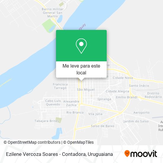 Ezilene Vercoza Soares - Contadora mapa
