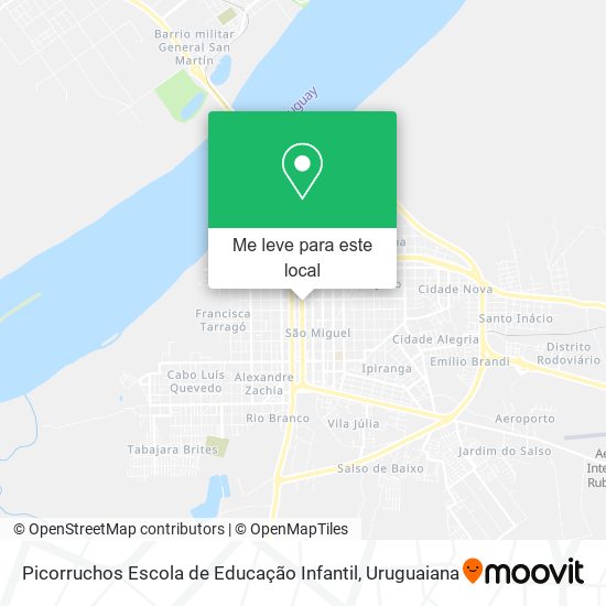 Picorruchos Escola de Educação Infantil mapa