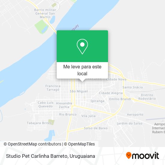 Studio Pet Carlinha Barreto mapa