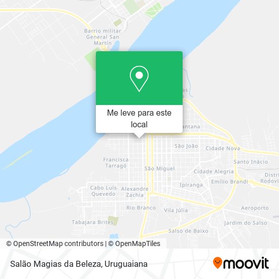 Salão Magias da Beleza mapa