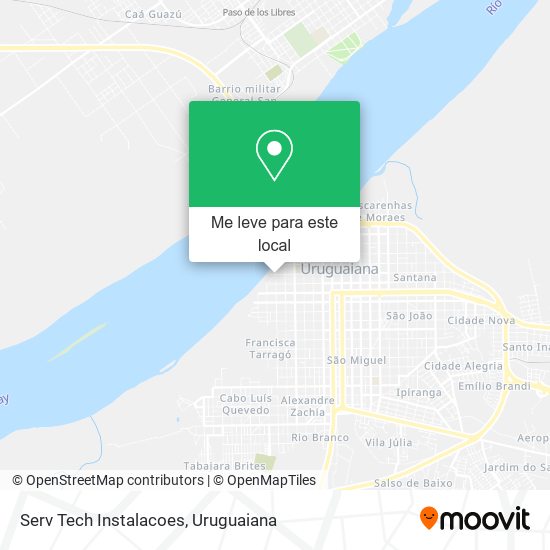 Serv Tech Instalacoes mapa