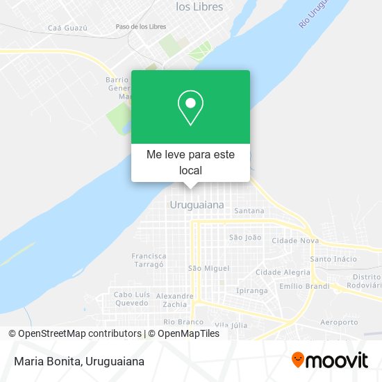 Maria Bonita mapa