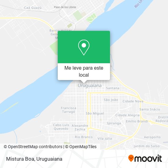 Mistura Boa mapa