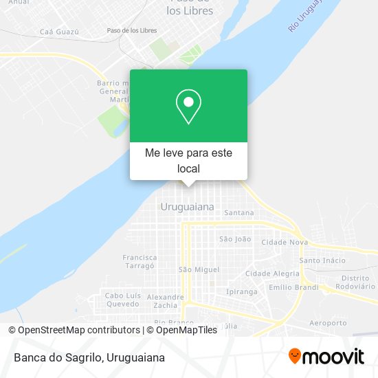 Banca do Sagrilo mapa