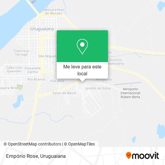 Empório Rose mapa