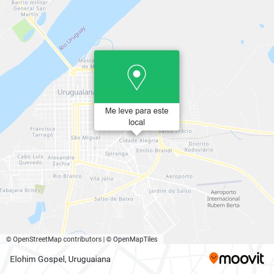 Elohim Gospel mapa