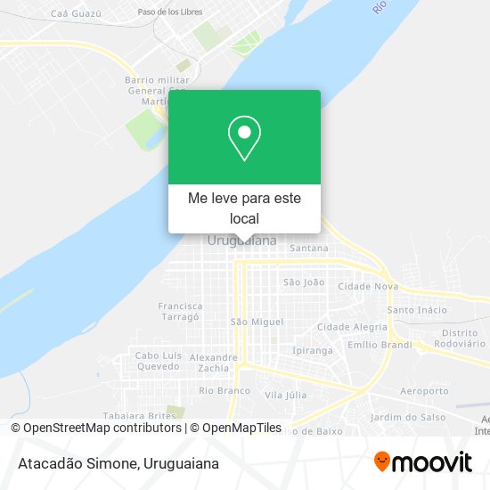 Atacadão Simone mapa