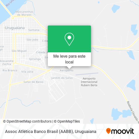 Assoc Atlética Banco Brasil (AABB) mapa