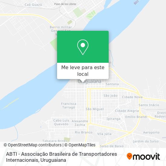 ABTI - Associação Brasileira de Transportadores Internacionais mapa