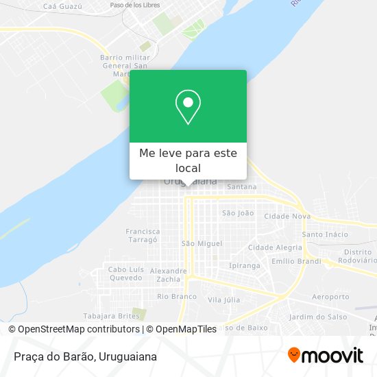 Praça do Barão mapa