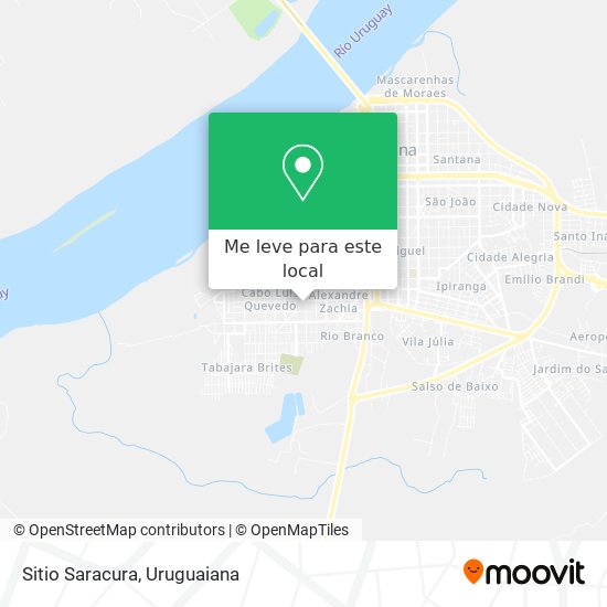 Sitio Saracura mapa