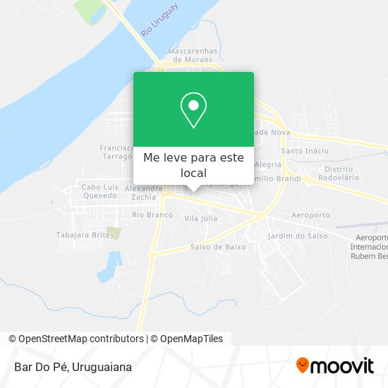 Bar Do Pé mapa