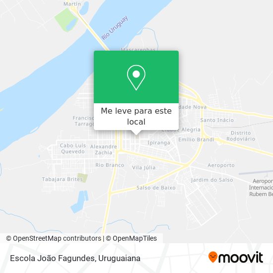 Escola João Fagundes mapa