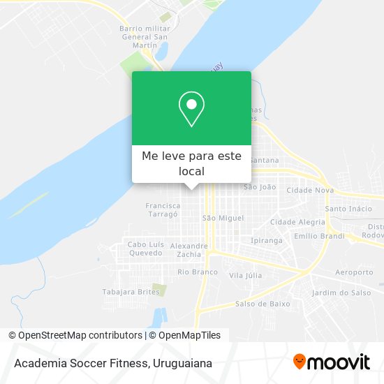 Academia Soccer Fitness mapa