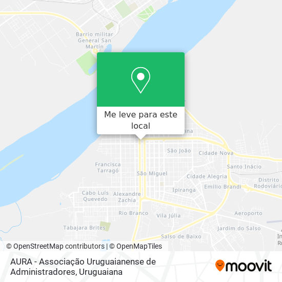 AURA - Associação Uruguaianense de Administradores mapa