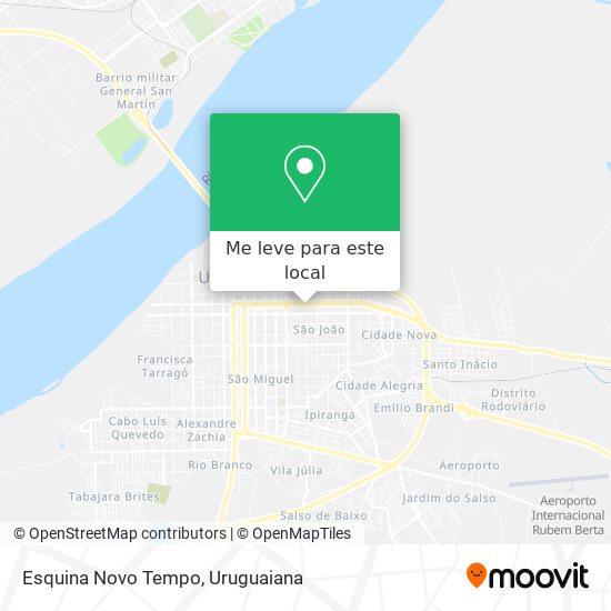 Esquina Novo Tempo mapa