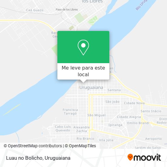 Luau no Bolicho mapa
