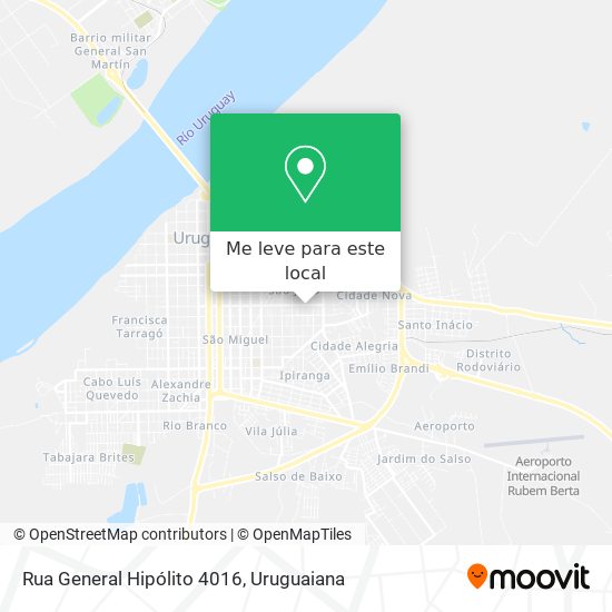 Rua General Hipólito 4016 mapa