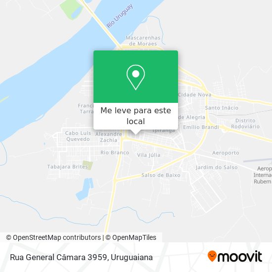 Rua General Câmara 3959 mapa