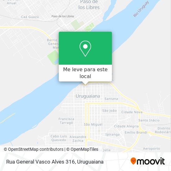 Rua General Vasco Alves 316 mapa