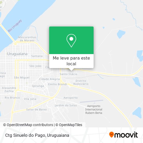 Ctg Sinuelo do Pago mapa