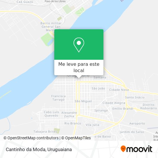 Cantinho da Moda mapa