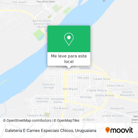 Galeteria E Carnes Especiais Chicos mapa
