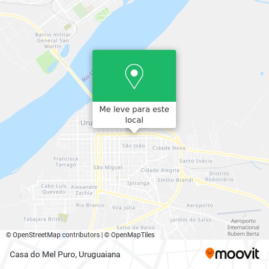 Casa do Mel Puro mapa