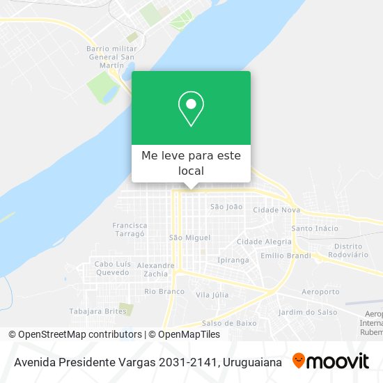 Avenida Presidente Vargas 2031-2141 mapa