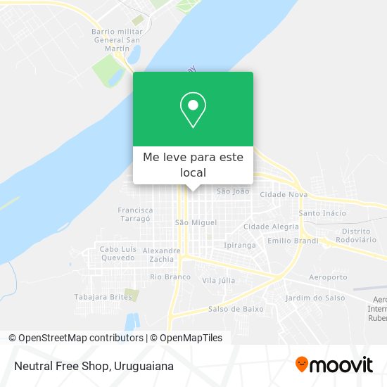 Neutral Free Shop mapa
