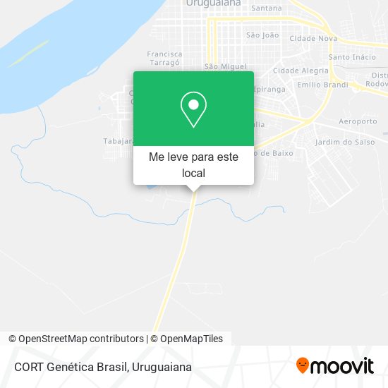CORT Genética Brasil mapa