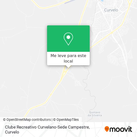 Clube Recreativo Curvelano-Sede Campestre mapa