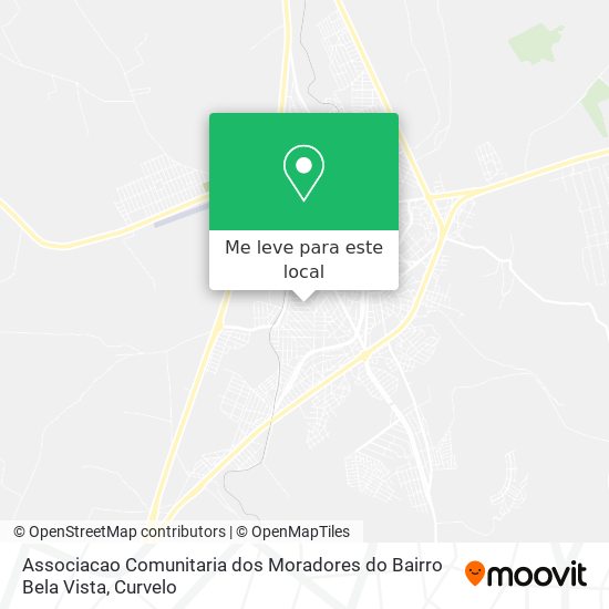 Associacao Comunitaria dos Moradores do Bairro Bela Vista mapa