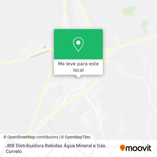 JBB Distribuidora Bebidas Água Mineral e Gás mapa