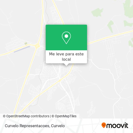 Curvelo Representacoes mapa