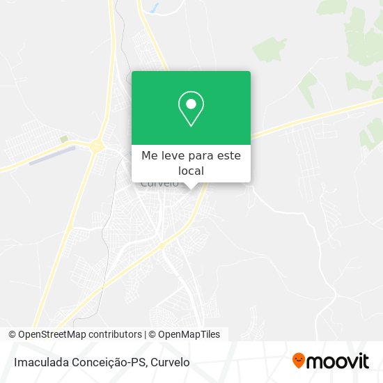 Imaculada Conceição-PS mapa