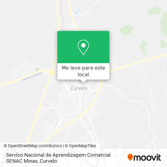 Servico Nacional de Aprendizagem Comercial SENAC Minas mapa
