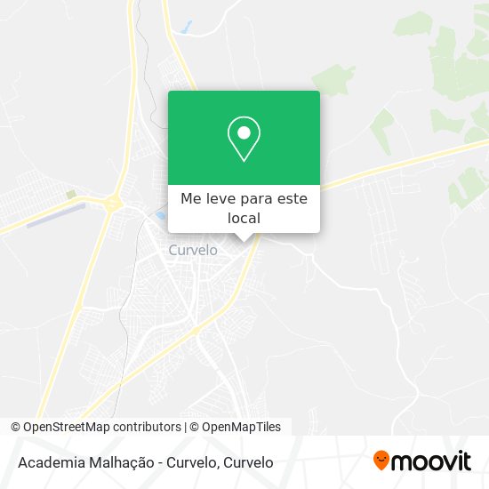 Academia Malhação - Curvelo mapa